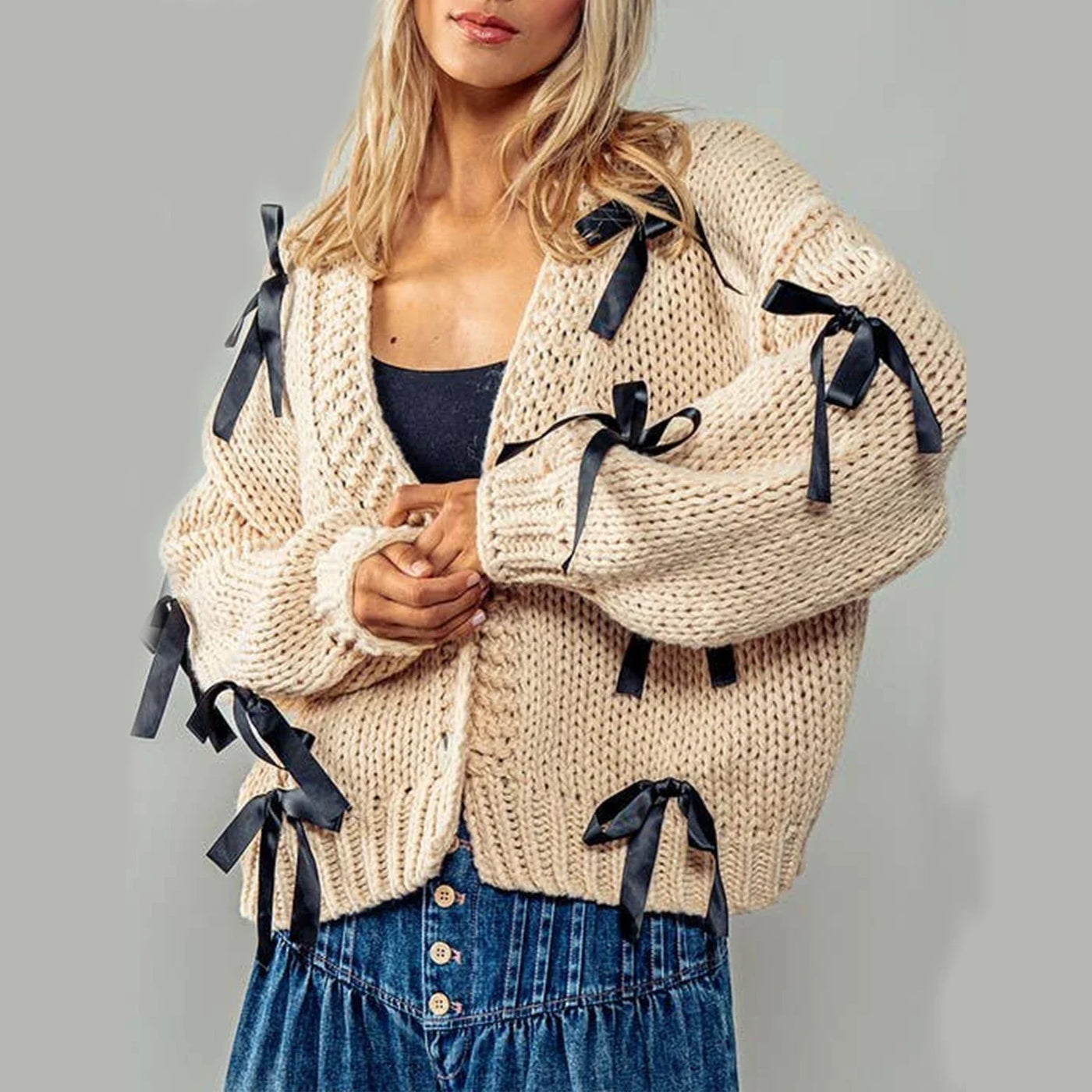Belle Bow Cardigan